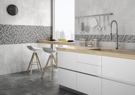 Ambiente Serie Mosaico ÉPOCA color Gris